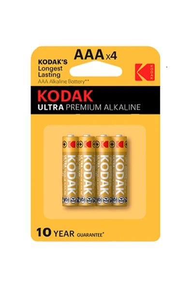 Kodak Ultra Premium Alkalin İnce Pil 4'lü - 2