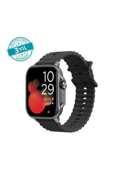 ttec Tempus 51 mm TFT Ekranlı Dikdörtgen Metal Kasa Akıllı Saat 2SW03S-Siyah - 2