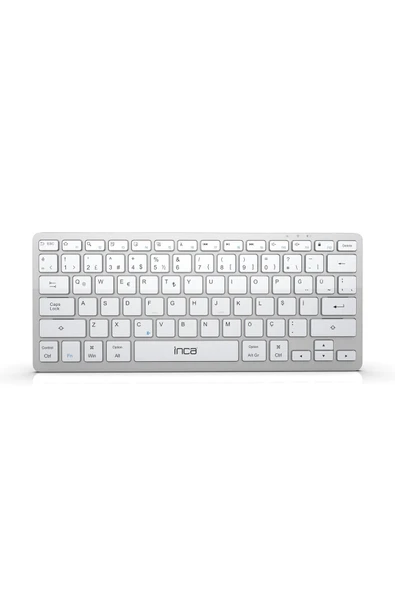 Inca Ibk-565Bt Bluetooth  5.0 Rechargeable Smart  Silver  Keyboard - 2