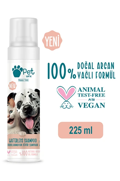Petlove Köpük Şampuan Kurabiye  Vanilya 225ml