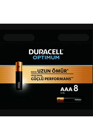 Duracell Optimum İnce Pil 8'li