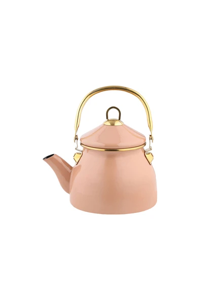 Hometime Emaye Kettle Demlik Cappucino 2 Litre - 2