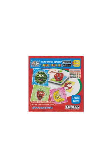 Puzzle Jagu Mini Meyveler 16 Prc Akar - 2