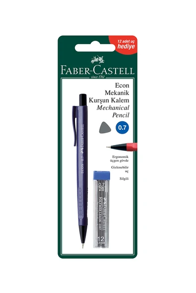 Faber Castell Econ 1351 Versatil Kalem + Min 0.7 MM - 2