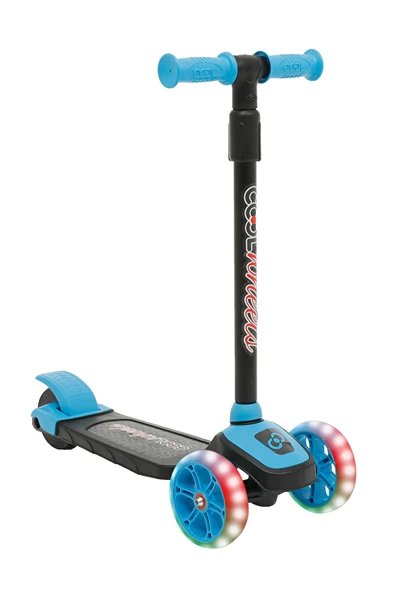 Cool Wheels 3 Tekerlekli Işıklı Twist Mavi Scooter