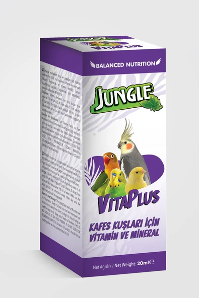 Vitaplus Kuş Vitamin ve Mineral 25ML