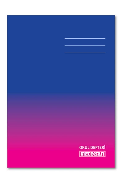 Meteksan Defter A5 60 Yaprak Kaye Karton Kapak Çizgili