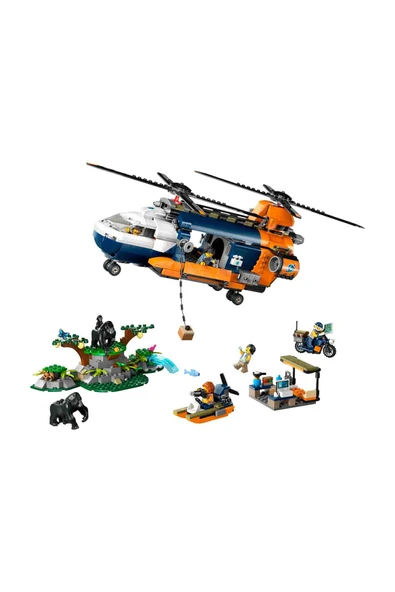 LEGO City Orman Kaşifinin Helikopteri Kamp Yerinde 60437 - 2