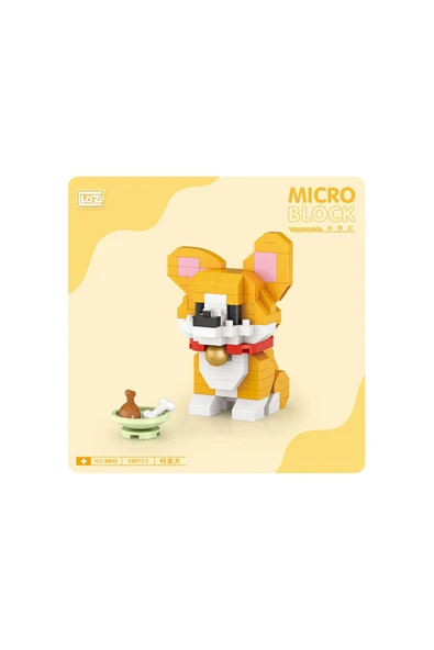 Loz Mikro Block Corgi 160 Parça LZ-8605 - 2