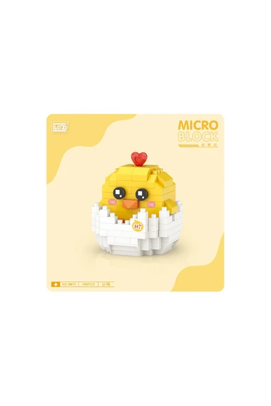 Loz Mikro Block Kabuklu Civciv 150 Parça LZ-8611 - 2