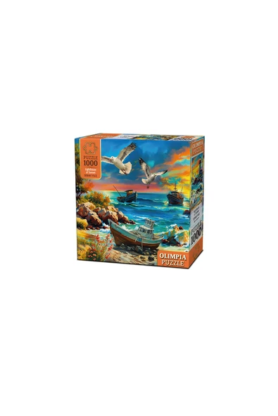 Olimpia Puzzle Deniz Fenerinde Gün Batımı - 2