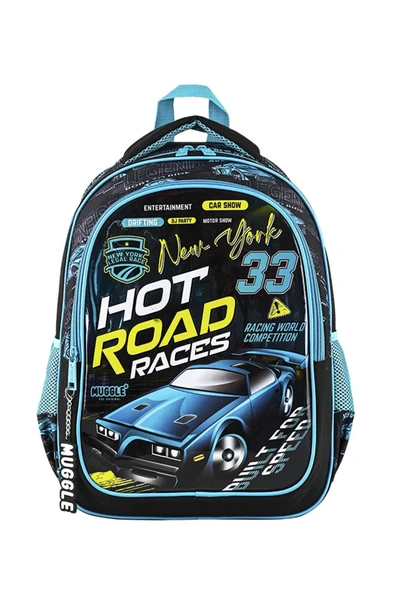 Muggle Mu-9144 Hot Road Koleksiyonu İlkokul Çantası - 2