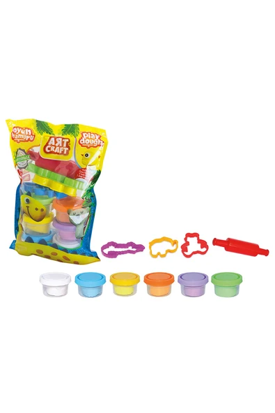 Oyuncak Art Craft Oyun Hamuru 6 Lı Poly - 2