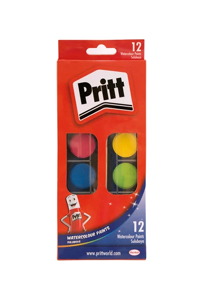 Pritt Büyük Suluboya 12'li - 2