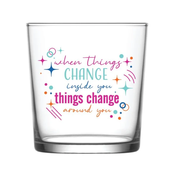 Lav Bodega Pozitif Mottolu Saklama Kabı 340 Cc ürün görseli 1