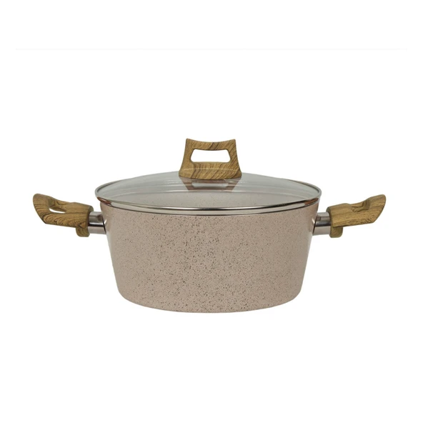 Mehtap Sahra Granit Görünümlü Tencere 22 Cm ürün görseli