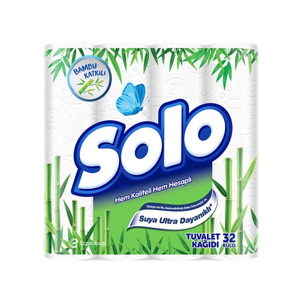 Solo Bambu Katkılı Tuvalet Kağıdı 32'li