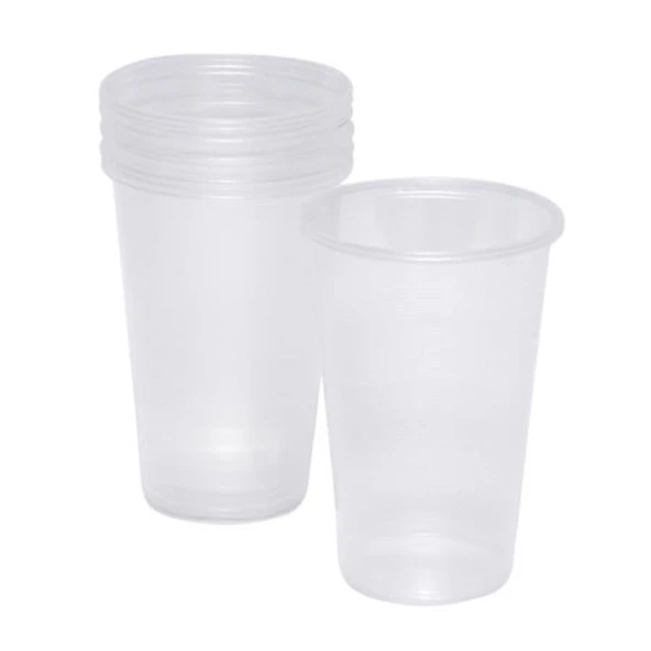 Roll-Up Plastik Şeffaf Bardak 10'lu 250 Cc