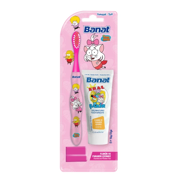 Banat Kral Şakir Diş Macunu 25 Ml+Diş Fırçası Seti