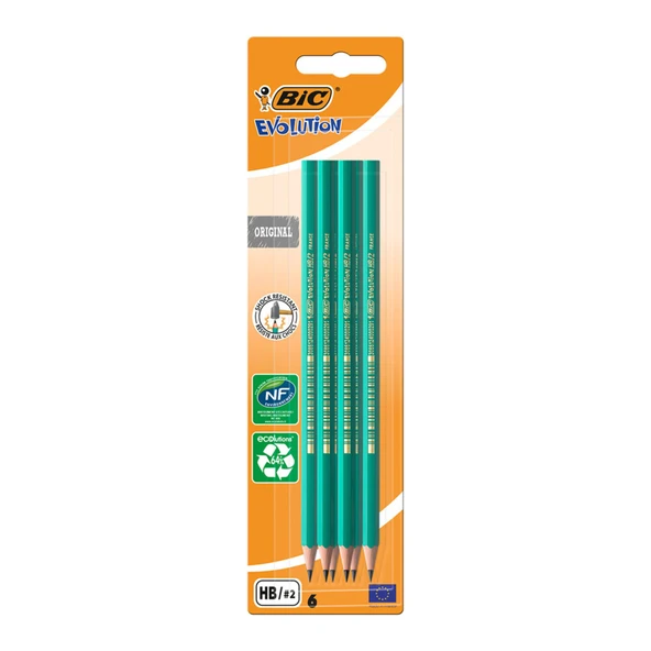 Bic Evolution 650 Kurşun Kalem 6'lı