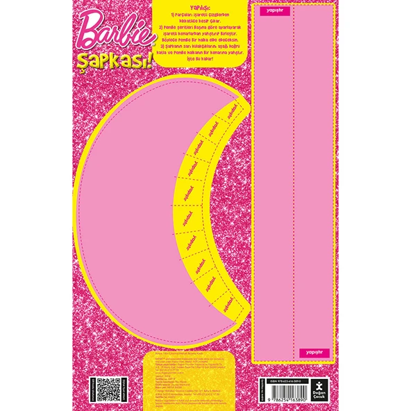 BARBIE 100+ ÇIKARTMA HEDİYELİ BOYAMA KİT - 2