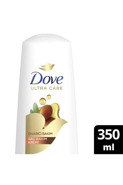 Dove Saç Kremi 350ml Argan Yağı ve Onarıcı Bakım - Resim 2