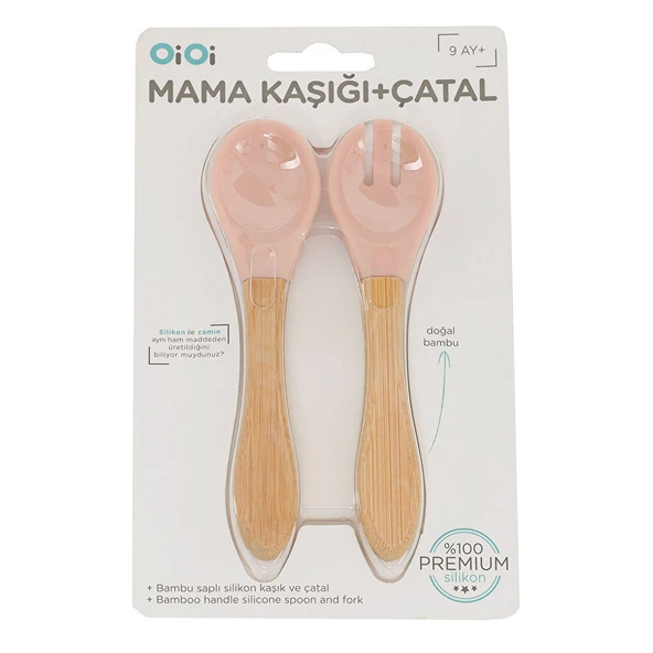 Mama Kaşığı + Çatal Pinky Pink - 3