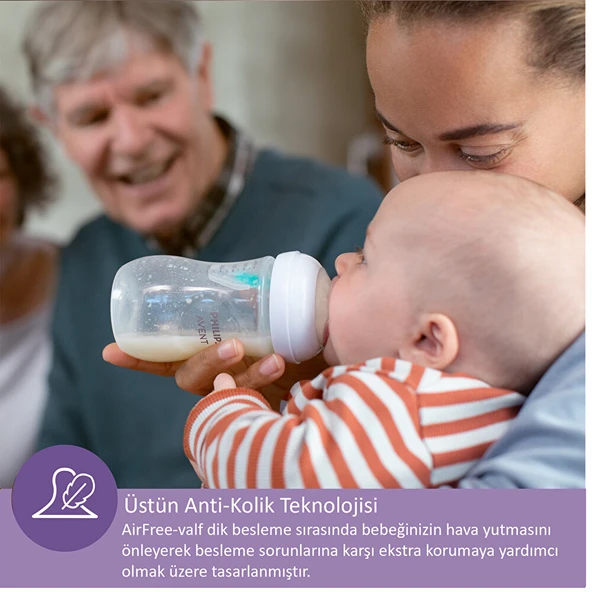 Natural Response PP Anti-Kolik Biberon 260 ml 1+ Ay - Resim 3