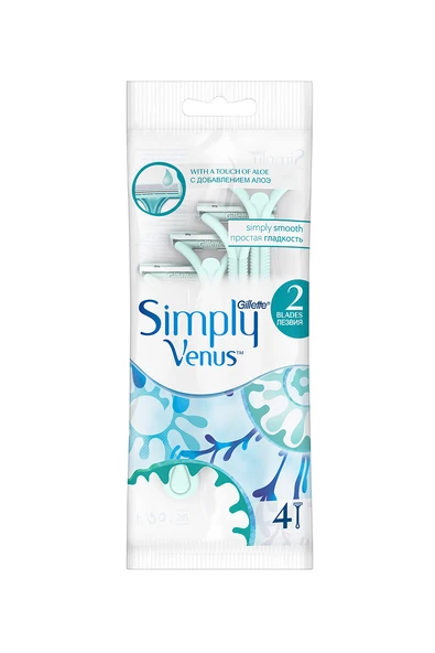Gillette Venüs Simply2 Kullan At Tıraş Bıçağı 4'lü - 2