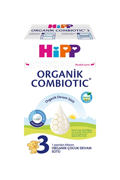 Hipp Organik Combiotic Devam Sütü 3 600 g