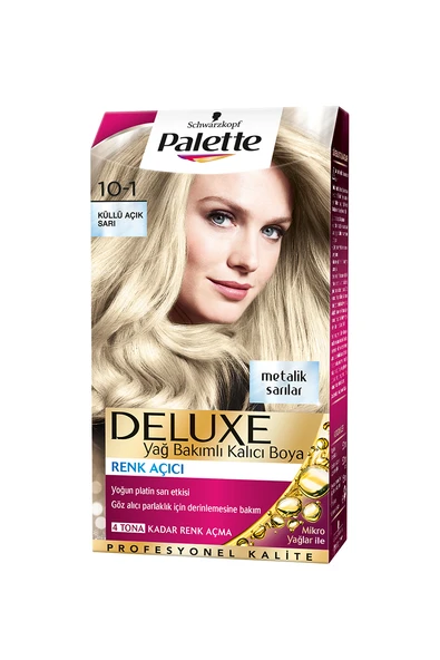 Palette Deluxe Saç Boyası Küllü Açık Sarı 10-1 - 2