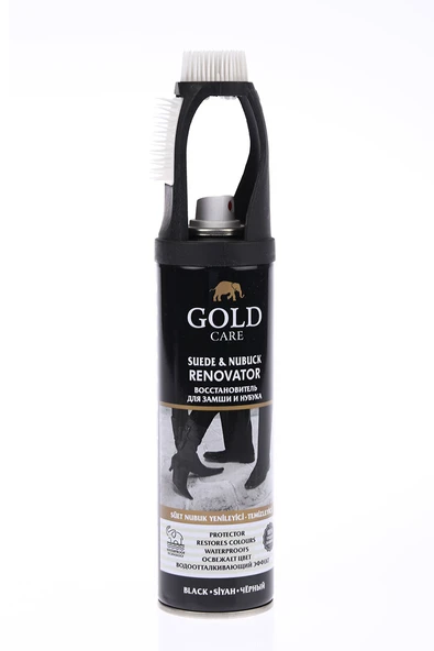 Goldcare Ayakkabı Boyası Sprey Nubuk 200 ml Siyah - 2