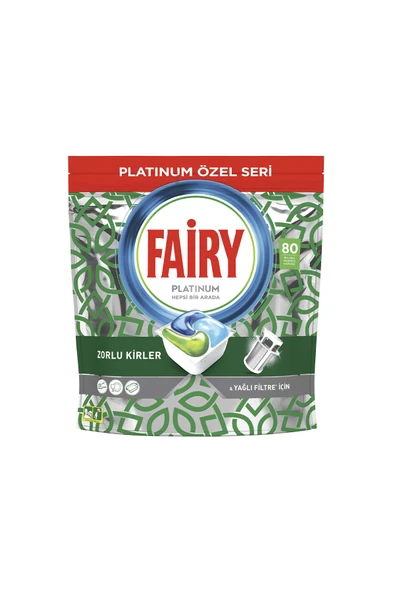 Fairy Bulaşık Makinesi Tableti Platinum Özel Seri 80'li - 2