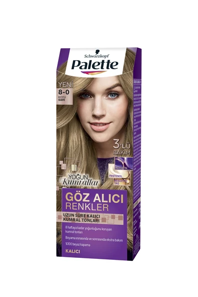 Pnc Saç Boyası Göz Alıcı Renkler 8-0 Light Blonde - Resim 2