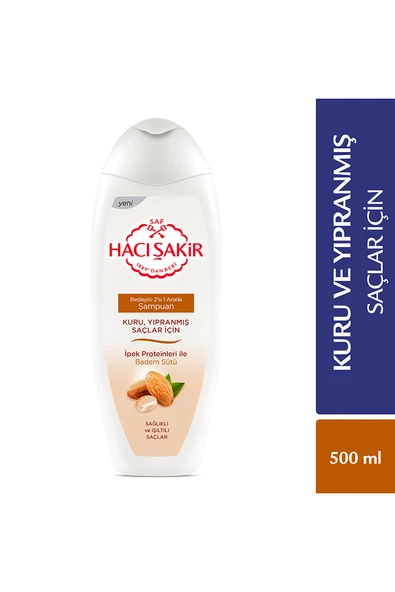 Hacı Şakir Şampuan Badem Sütü 500 ml - 2