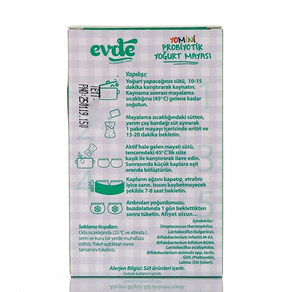 Yomini 5'li Probiyotik Yoğurt Mayası - 3