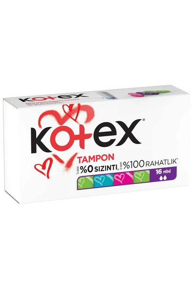 Kotex Tampon Mini 16'lı - 2