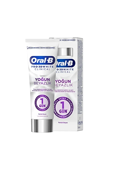 Oral-B Diş Macunu Clinical Parlak Beyaz 75 ml