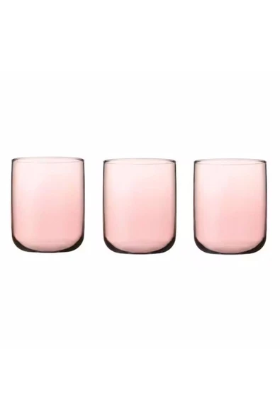 Paşabahçe Iconic Bardak 280 cc 3'lü Pembe - 2