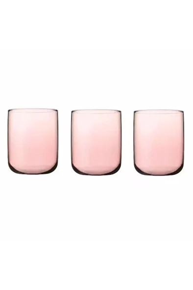 Paşabahçe Iconic Bardak 280 cc 3'lü Pembe