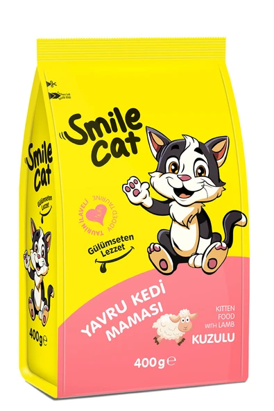 Smilecat Yavru Kedi Kuzulu Kuru Mama 400G - 2
