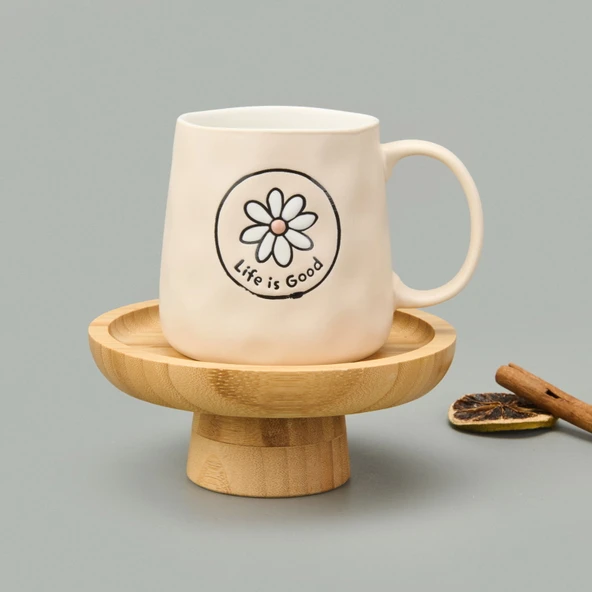 Kitchen Life is Good Kupa - Krem - 450 ml - 2