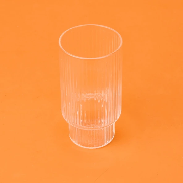 Star Borosilikat Cam Bardak - Şeffaf - 380 ml - 3