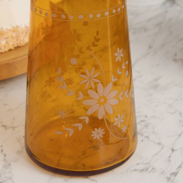 Nazenin Desen Karaf - Amber - 1145 ml - 3