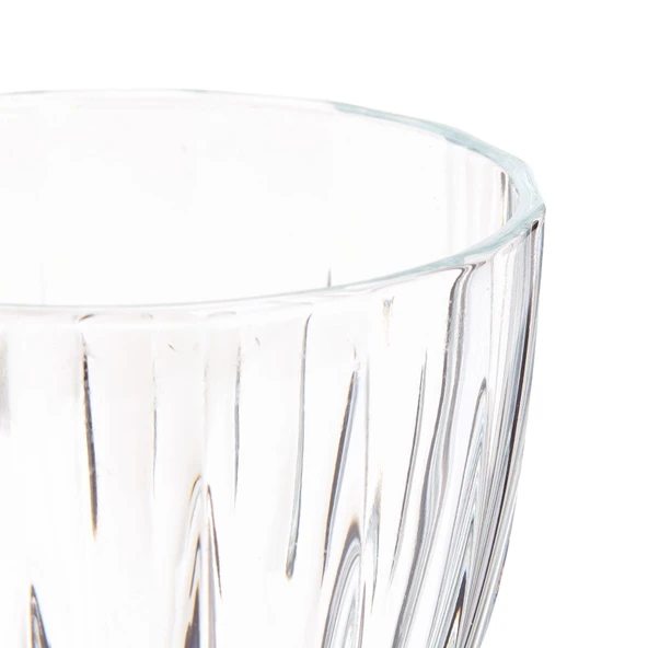 Diamond 6'lı Ayaklı Bardak - Şeffaf - 245 ml - 3