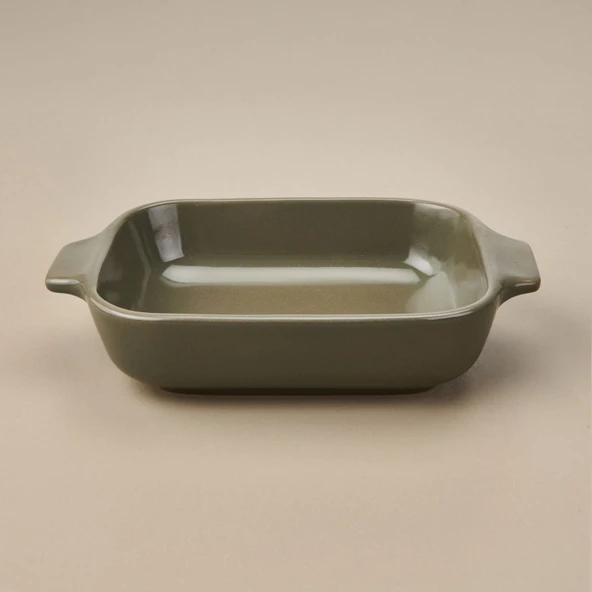 Fırın Kabı - Haki - 23,5x15,5 cm - Resim 3