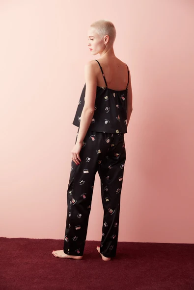 Penti Friendship Saten Atlet Pijama Üstü - 3