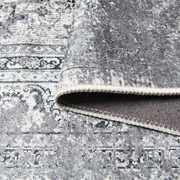 Soft Allon Halı - Gri - 160x230 cm - Resim 3