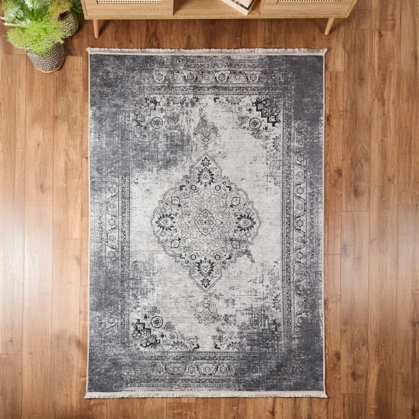 Soft Allon Halı - Gri - 160x230 cm ürün görseli