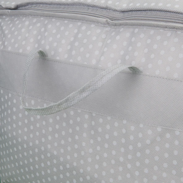 Home Pencere Detaylı Kazak Hurcu - Gri - 45x40x30 cm - 3